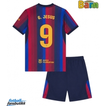 Barcelona Gabriel Jesus #9 Hjemmedraktsett Barn 2026-27 Kortermet (+ Korte bukser)